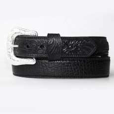 画像3: ノコナ ブラック ベーシックスタイル ウエスタン ベルト /Nocona Western Leather Belt(Black) (3)