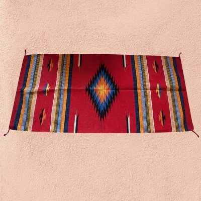 画像1: アメリカン ラグマット ラージ（約80cm×163cm）/El Paso Saddleblanket Santa Fe Style Mats