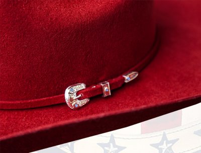 画像3: ブルハイド プレミアムウールフェルトハット（レッド）/Bullhide Rodeo Round-Up Kingman 4X Wool Felt Hat(Red)