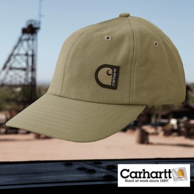 画像1: カーハート キャップ（セージ）/Carhartt Cap(C Label/Sage)