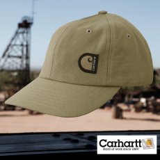 画像1: カーハート キャップ（セージ）/Carhartt Cap(C Label/Sage) (1)