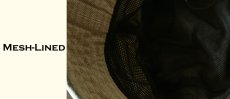 画像2: ドーフマン パシフィック メッシュラインドクラウン ウォッシュド キャンバス バケット ハット（カーキ）/DPC Dorfman Pacific Mesh-Lined Washed Canvas Bucket Hat(Khaki) (2)