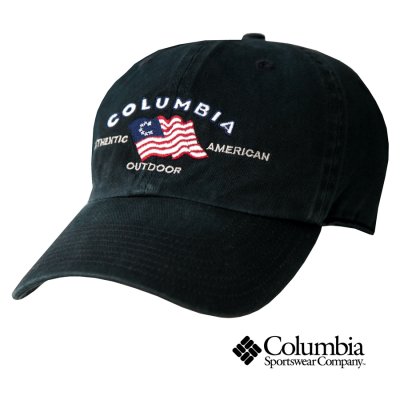 画像1: コロンビア 刺繍 ロゴ キャップ（ネイビー）/Columbia Baseball Cap Authentic American Outdoor(Navy)