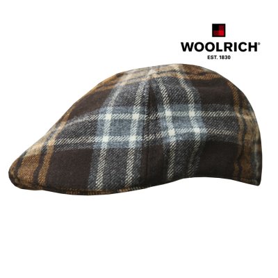 画像1: ウールリッチ  ウール ドライビング キャップ（ブラウン）/Woolrich Driving Cap(Brown)
