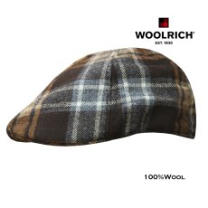 画像1: ウールリッチ  ウール ドライビング キャップ（ブラウン）/Woolrich Driving Cap(Brown) (1)