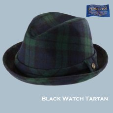 画像1: ペンドルトン バージン ウールハット（ブラック ウォッチ タータン）L/Pendleton Wool Hat Black Watch Tartan (1)