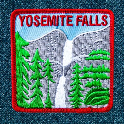 画像1: ワッペン カリフォルニア ヨセミテ滝/Patch Yosemite Falls
