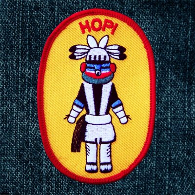 画像1: ワッペン インディアン ホピ HOPI カチーナ/Patch