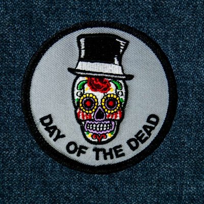 画像1: 刺繍 ワッペン デイオブザデッド/Patch DAY OF THE DEAD