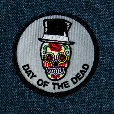 画像1: 刺繍 ワッペン デイオブザデッド/Patch DAY OF THE DEAD
