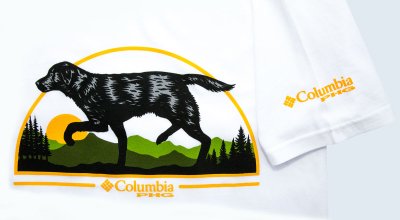 画像1: コロンビア ドッグ 半袖 Tシャツ（ホワイト）/Columbia Sportswear T-shirt(Dog/White)