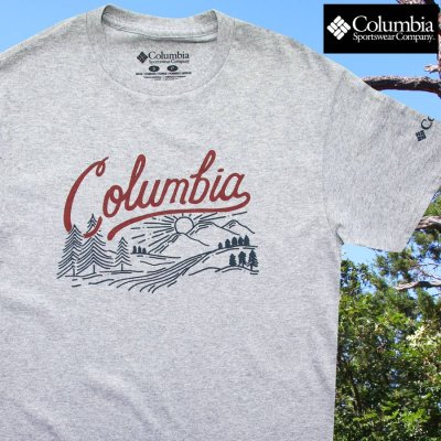 画像1: コロンビア アウトドア 半袖 Tシャツ（グレー）S/Columbia Sportswear T-shirt(Grey)