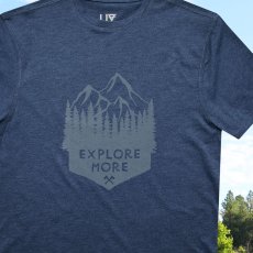 画像1: エクスプローラー モア 半袖 Tシャツ（インディゴ）/Short Sleeve T-shirt(Indigo/Explore More) (1)