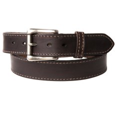 画像2: ウエスタン レザーベルト（4.3mm・ブラウン） /1 1/2" Genuine Leather Belt(Chocolate) (2)