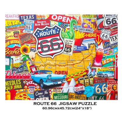 画像1: ルート66 ジグソーパズル/Jigsaw Puzzle