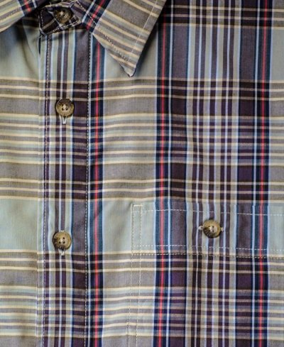 画像2: ペンドルトン 半袖 シャツ ブルー・マルーン・グレー（身幅57cm）/Pendleton Shortsleeve Santiam Shirt