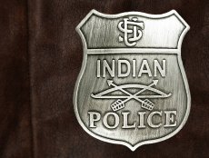 画像2: ウエスタン バッジ U.S インディアン ポリス/Badge (2)