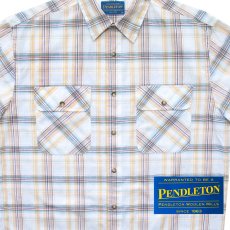 画像1: ペンドルトン ハイカー シャツ（半袖/イエロー・ブループラッド）/Pendleton Short Sleeve Hiker Shirt Yellow/Blue Plaid (1)