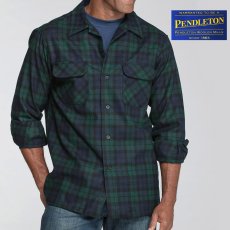 画像1: ペンドルトン ウールシャツ ボードシャツ ブラックウォッチタータン/Pendleton Board Shirt(Black Watch Tartan) (1)