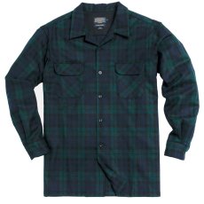 画像2: ペンドルトン ウールシャツ ボードシャツ ブラックウォッチタータン/Pendleton Board Shirt(Black Watch Tartan) (2)