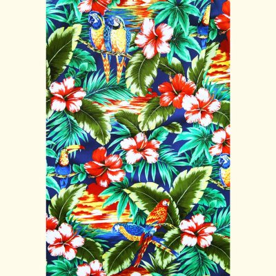 画像3: RJC ロバート・J・クランシー アロハシャツ ハワイアンシャツ トロピカル アイランド（ネイビー）/RJC ROBERT J. CLANCEY Aloha Shirt(Navy)