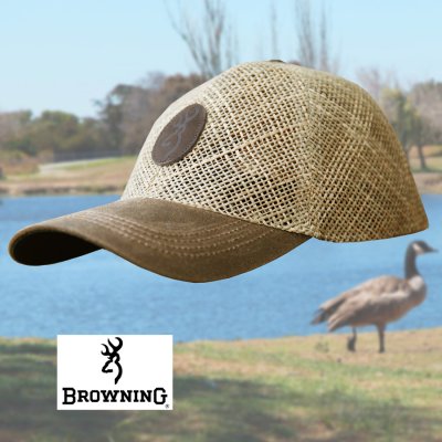 画像1: ブラウニング ストロー キャップ（ブラウン）/Browning Straw Cap(Brown)