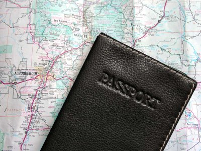 画像3: ケネスコール レザー パスポートケース・パスポートカバー/Kenneth Cole Leather Passport Case 