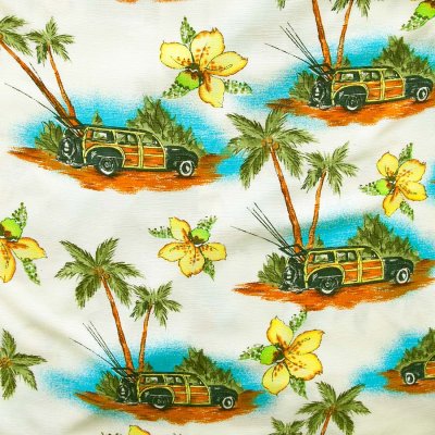 画像3: ペンドルトン リゾート シャツ（半袖・アイボリー ウッディートロピカルプリント）/Pendleton Short Sleeve Camp Shirt(Ivory)