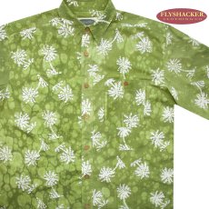 画像1: フライシェイカー 半袖 パームツリー シャツ（リーフ）L（身幅65cm）/Flyshacker Clothing Co Shortsleeve Shirt(Palm Tree) (1)