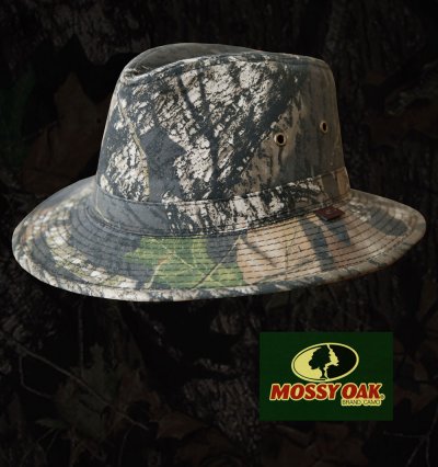 画像1: モッシーオーク カモ アウトドア ハット/MOSSY OAK CAMO Outdoor Hat