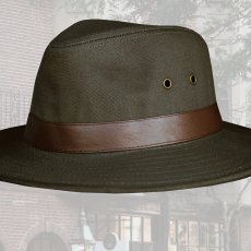 画像2: ヘンシェル キャンバス ハット（モス）/Henschel Canvas Hat (2)