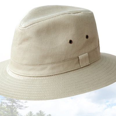 画像2: DPC ドーフマン パシフィック クラッシャブル&パッカブル サファリ ハット（ カーキ）/Dorfman Pacific Safari Hat(Khaki)