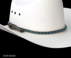 画像3: ターコイズ ボールチェーン ハットバンド/Hat Band Ballchain Turquoise (3)