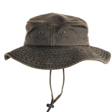 画像1: ドーフマン パシフィック  パッカブル アウトドア ハット あご紐つき（ダークブラウン）/DPC Dorfman Pacific Packable Hat(Dark Brown) (1)