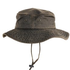 画像1: ドーフマン パシフィック  パッカブル アウトドア ハット あご紐つき（ダークブラウン）/DPC Dorfman Pacific Packable Hat(Dark Brown) (1)