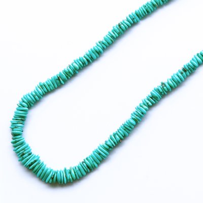 画像2: ナバホ族 ターコイズ ビーズ ネックレス（48cm）/Navajo Turquoise Beads Necklace