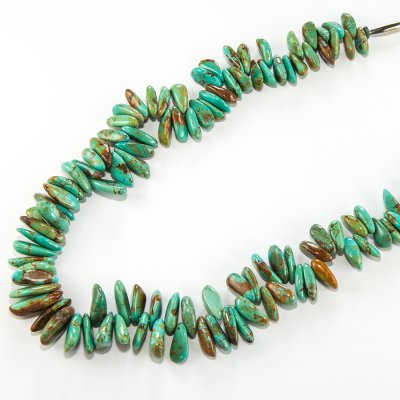 画像2: ナバホ ターコイズ ネックレス/Native American Navajo Turquoise Necklace