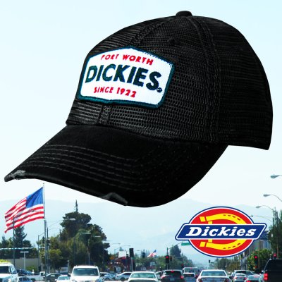 画像3: ディッキーズ ロゴパッチ メッシュ キャップ（ブラック）/Dickies Mesh Cap(Black)