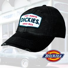 画像3: ディッキーズ ロゴパッチ メッシュ キャップ（ブラック）/Dickies Mesh Cap(Black) (3)