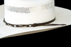 画像2: ステットソン 8X ストロー カウボーイハット（ナチュラル）大きいサイズ 62cm〜63cm/Stetson Western Straw Hat (2)