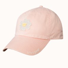 画像1: ライフイズグッド フラワーアップリケ キッズ キャップ（ピンク）/Life is Good Kids Applique Cap(Pink) (1)