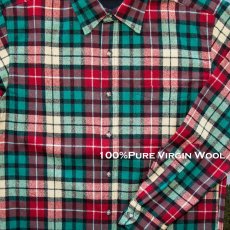 画像2: ペンドルトン ウールシャツ ロッジシャツ ビンテ－ジフィット ソロシャツ M（身幅約55cm）/Pendleton Solo Shirt Buchanan Tartan (2)