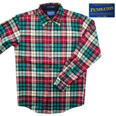 画像1: ペンドルトン ウールシャツ ロッジシャツ ビンテ－ジフィット ソロシャツ M（身幅約55cm）/Pendleton Solo Shirt Buchanan Tartan (1)