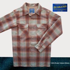 画像1: ペンドルトン ウールシャツ ビンテージフィット ボードシャツ ブラウン XS/Pendleton Vintage Fit Board Shir (1)