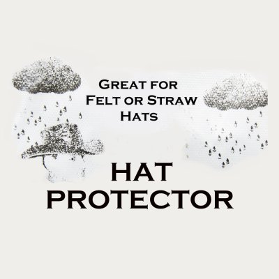 画像3: ハット 帽子 レイン カバー  雨の日のビニール ハットプロテクター カウボーイハット ウエスタンハット用 雨具 /Cowboy Hat Vinyl  Hat Protector
