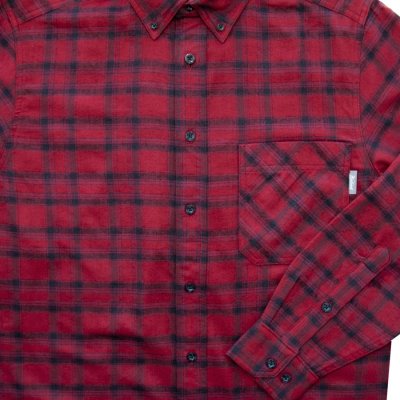 画像2: ウールリッチ フランネル シャツ レッド・ブラック（長袖）/Woolrich Long Sleeve Flannel Shirt(Red/Black)