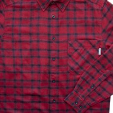 画像2: ウールリッチ フランネル シャツ レッド・ブラック（長袖）/Woolrich Long Sleeve Flannel Shirt(Red/Black) (2)