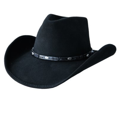 画像2: ブルハイド ウール カウボーイ ハット ワイルド ホース（ブラック）/Bullhide Cowboy Hat Wild Horse(Black)