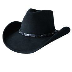 画像2: ブルハイド ウール カウボーイ ハット ワイルド ホース（ブラック）/Bullhide Cowboy Hat Wild Horse(Black) (2)