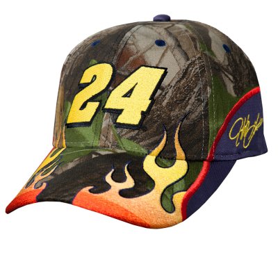 画像1: ナスカー 24 ジェフゴードン 刺繍キャップ（リアルツリー ハードウッドカモ）/NASCAR National Association for Stock Car Auto Racing 24 Jeff Gordon Baseball Cap(Realtree Hard Wood Camo)